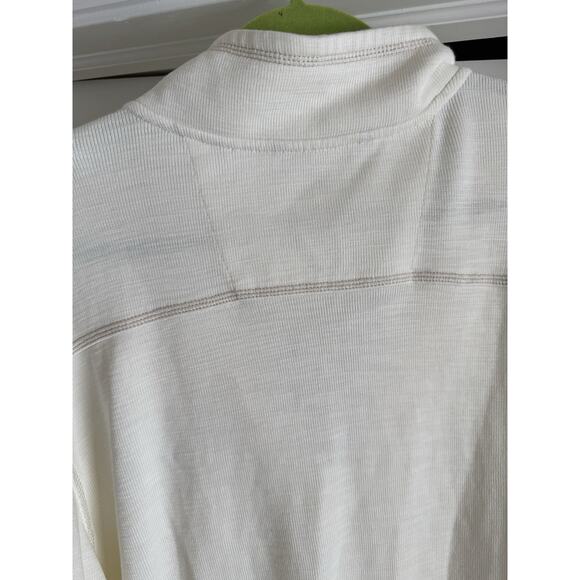 NWT Tommy Bahama Tobago Bay Half-zip Sweatshirt Men's Small Coconut Ivory Xl - Picture 8 of 11